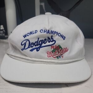Vintage 1988 World Series LA Dodgers Hat Snapback 1988 World Champions